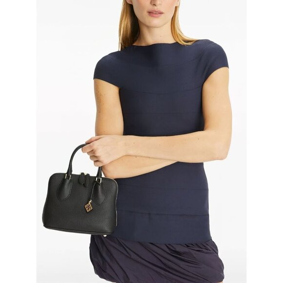 Tory Burch Handbags - Tory Burch Swing Mini Leather Handbag Black OS